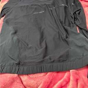 Navy blueMesh Long Sleeve Top